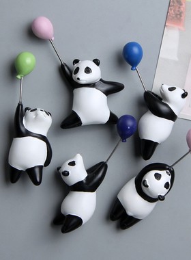 树脂装饰ins冰箱熊猫冰箱贴