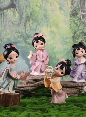 摆件电视柜古装树脂宫廷风