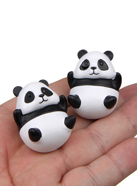 熊猫公仔冰箱贴合成树脂可爱可爱