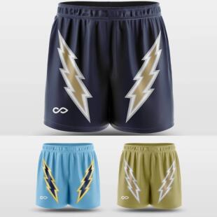 闪电系列篮球crossfit健身短裤男运动裤豹纹美式阿罗裤四分裤