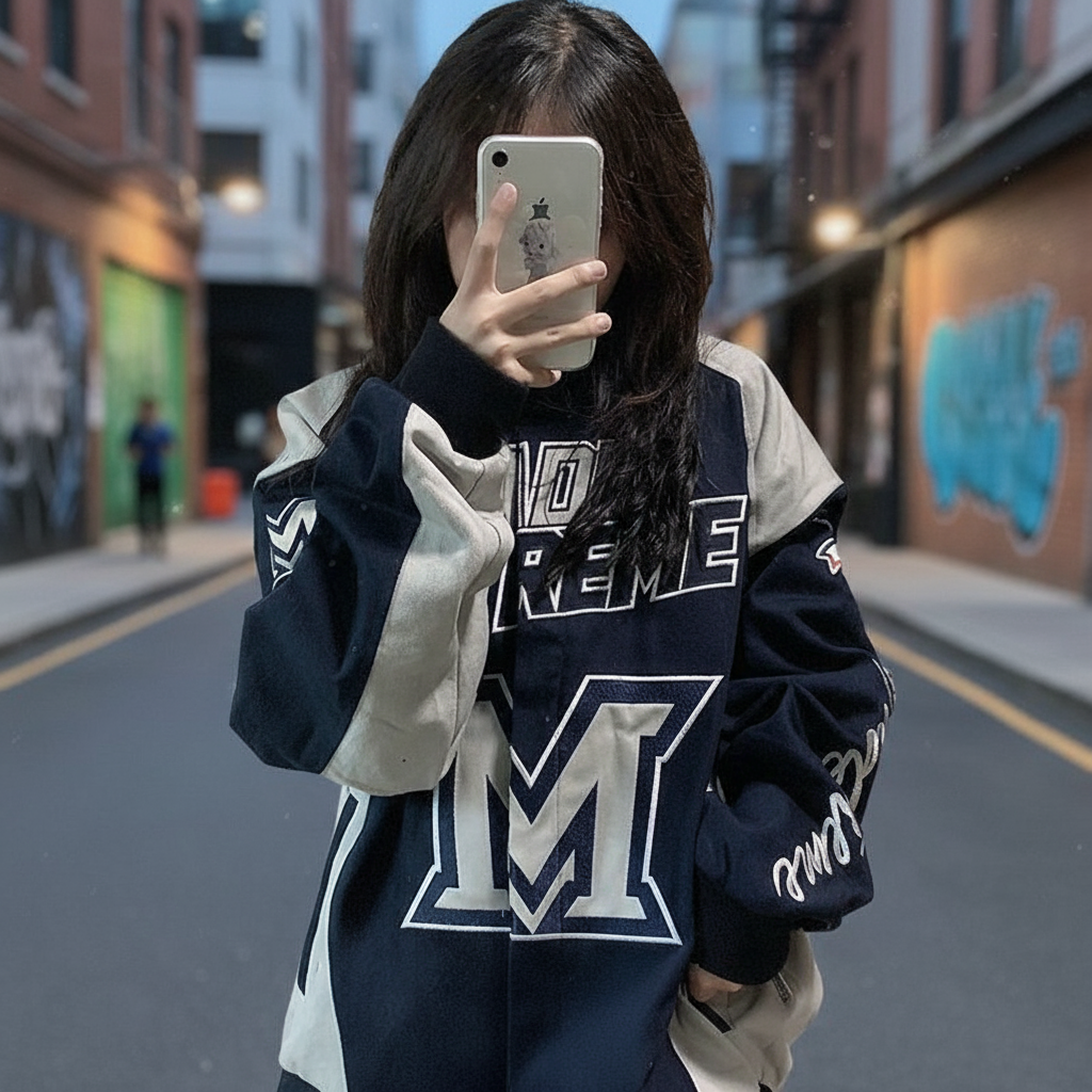 美式潮牌复古机车风百搭卫衣男女春秋大码潮流撞色高街外套ins,女装/女士精品,卫衣/绒衫,淘宝优惠券,粉丝福利购,淘宝优惠卷