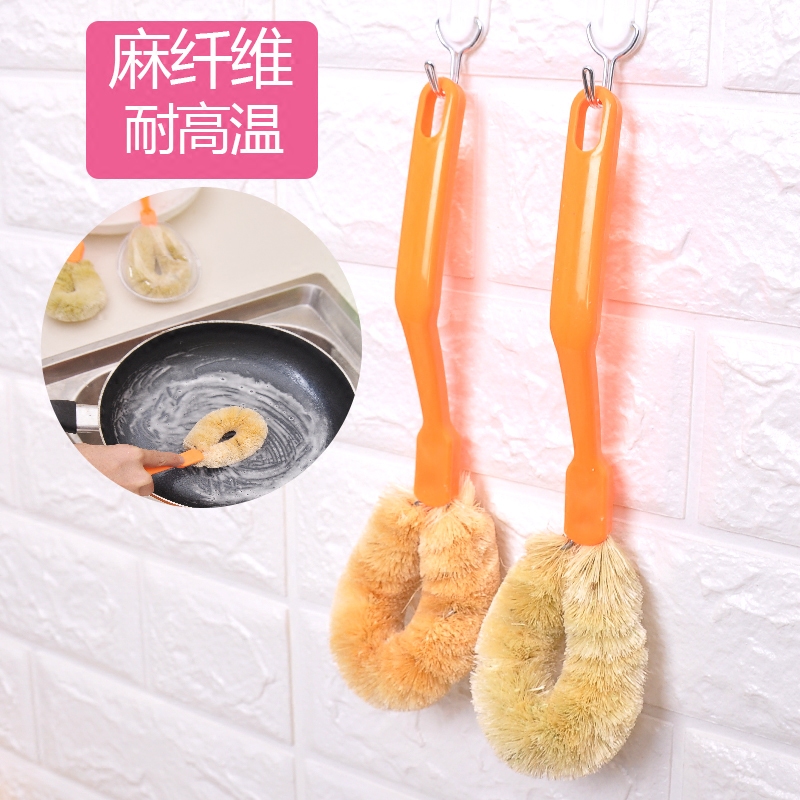 不粘油洗锅长柄清洁刷海绵刷厨房