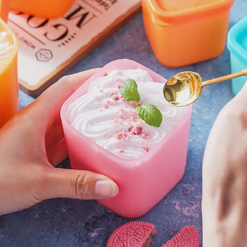 可循环慕斯千层蛋糕盒子水果捞打包盒提拉米苏冰淇淋豆乳密封罐子,厨房/烹饪用具,冰格/制冰袋,淘宝优惠券,粉丝福利购,淘宝优惠卷