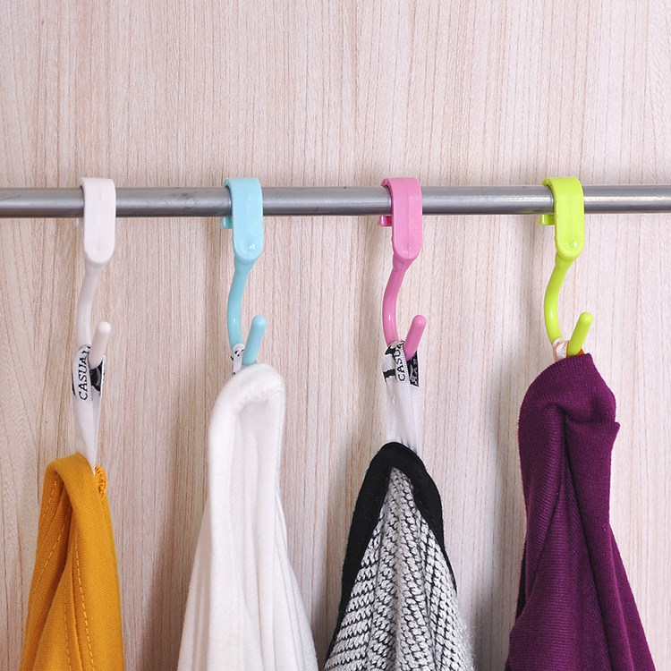 厨房浴室衣柜多功能S形挂钩 创意衣架挂衣钩 橱柜S型钩衣服钩子,收纳整理,挂钩/粘钩,淘宝优惠券,粉丝福利购,淘宝优惠卷