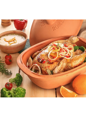 德国ROMERTOPF陶制多功能烤锅烘焙模具微波炉烤箱通用爆款锅具