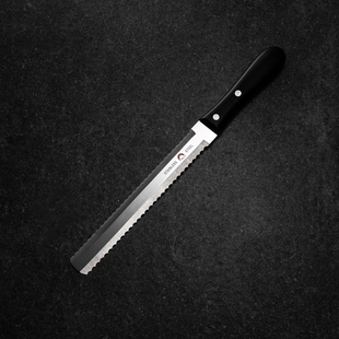 日本进口刀具藤次郎同工厂富士冻肉刀面包刀双刃多用刀