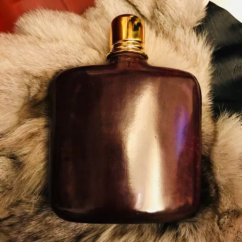 Импортная карманная фляжка, кожаный ретро мужской портативный чехол, Италия, из натуральной кожи