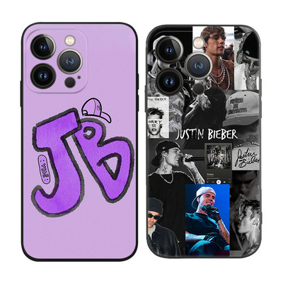 欧美歌手贾斯汀比伯Justin Bieber周边适用iPhone16promax手机壳15plus苹果14Pro13保护套11全包防摔12保护套