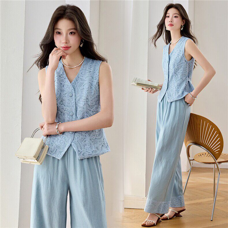 2026夏季高级感气质女装套装宽松显瘦通勤风时尚百搭洋气成套穿搭