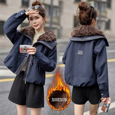 派克服女款小个子短款棉衣