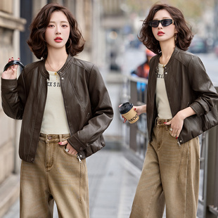 皮衣2026新款今年流行爆款春装巨好看皮褂子皮夹克外套春秋二八月