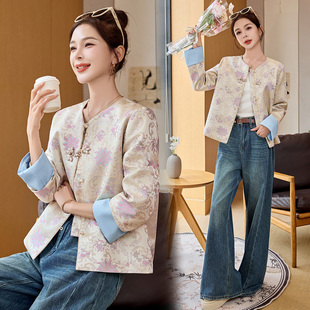 今年流行的国风女装上衣外套女款春装2026新款高端衣服二八月外套