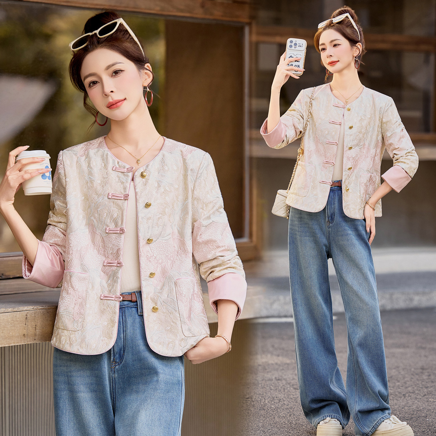 今年流行的国风女装上衣外套女款春装2026新款妈妈漂亮精致春季