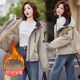派克服女款 厚外套内里加绒棉衣棉服 适合小个子穿 2025新款 短款