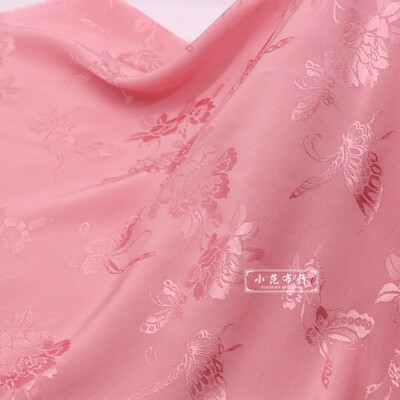 布料人丝人棉光泽感复古面料