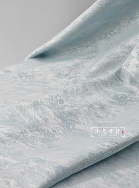璀璨星河 细闪金丝织锦提花布料 设计师旗袍礼服包装盒服装面料