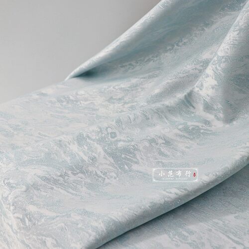 璀璨星河 细闪金丝织锦提花布料 设计师旗袍礼服包装盒服装面料