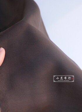 咖啡色深灰色夏季密实天丝棉布料 衬衫连衣裙汉服面料 薄里布里衬