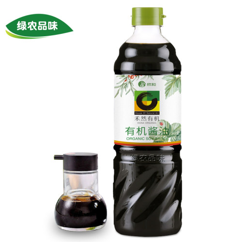禾然黄豆生抽有机酱油欣和900ml