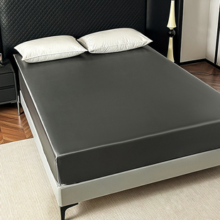 Satin  Bed Sheet Couple Double Mattress Cover Queen King