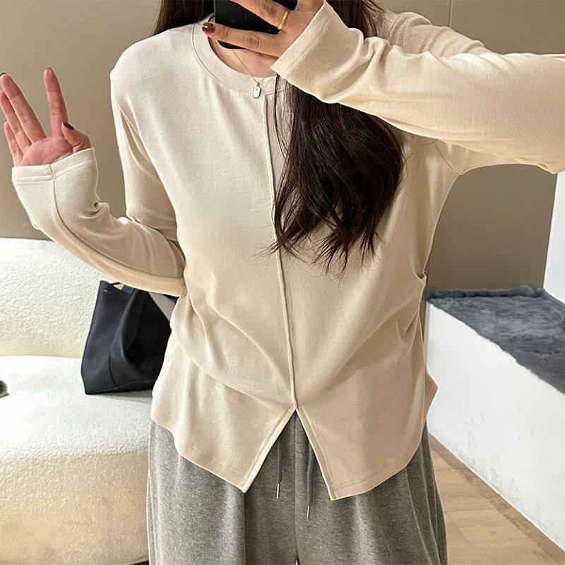 (绵软软)老粉定制款大码显瘦遮肉上衣女春秋款打底内搭外穿,女装/女士精品,T恤,淘宝优惠券,粉丝福利购,淘宝优惠卷