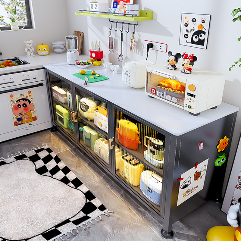 加厚岩板厨房置物架切菜工作台