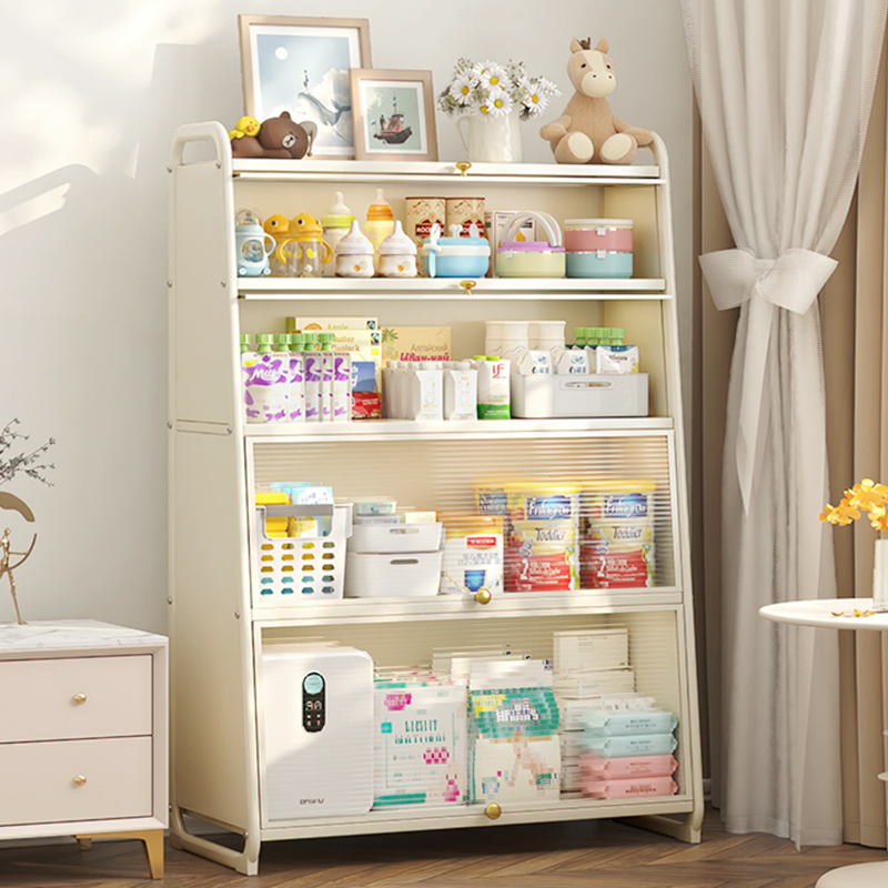 弗林斯客厅母婴收纳柜带盖防尘