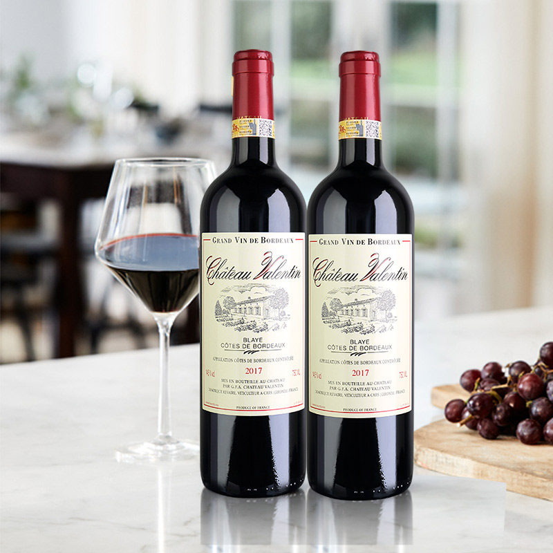 法国AOC级干红波尔多精品红酒原瓶进口富隆情人庄园红葡萄酒750ml