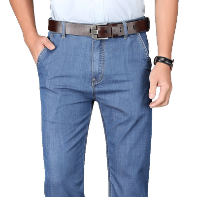 莫代尔夏季宽松直筒新款休闲裤