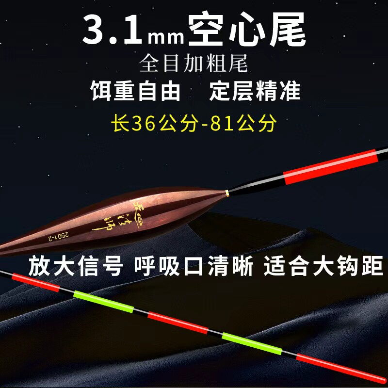 超长行程日用全目加粗醒目长杆远投黑坑翘嘴鲤鱼青草鱼白天漂