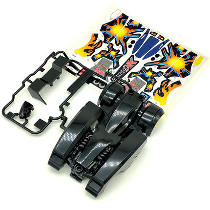 田宫四驱火鸟XX车壳+贴纸+说明书 TAMIYA18629正品盒车拆出