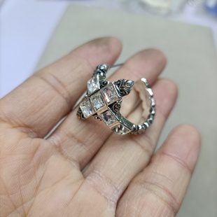 十字架单只耳钉 包邮 B12 满29元