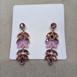 玻璃钻耳钉 包邮 B12 满29元