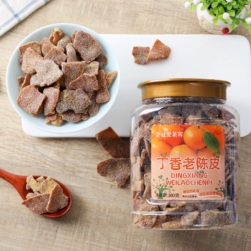 金冠爱莱客丁香陈皮罐装零食