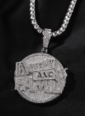 MONEYANDFAMILY圆盘吊坠