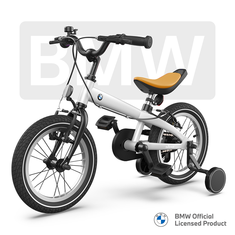 进口德国bmw宝马儿童自行车单车小孩脚踏车带辅助轮3-8岁14 16寸