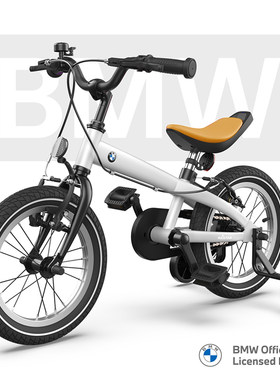 进口德国bmw宝马儿童自行车单车小孩脚踏车带辅助轮3-8岁14 16寸