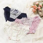 少女士内裤 蕾丝透气刺绣365 日本Risa Magli三角裤 内裤 29秒杀