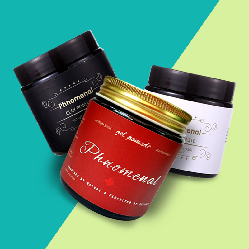 持久定型蓬松PH黑罐发泥造型发蜡