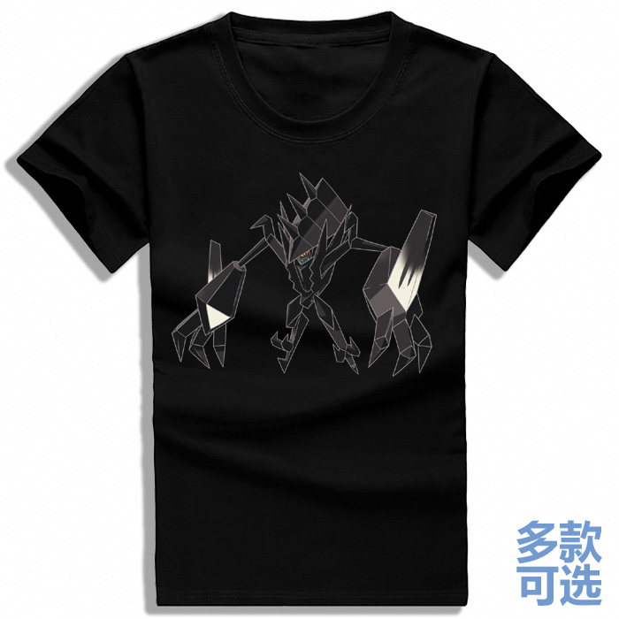 奈克洛兹玛究极异兽精灵宝可梦宽松全纯棉短袖t恤衫半袖上衣服图片