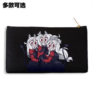 Helltaker恶魔地狱把妹王来图定制定做笔袋帆布笔袋手机包收纳袋