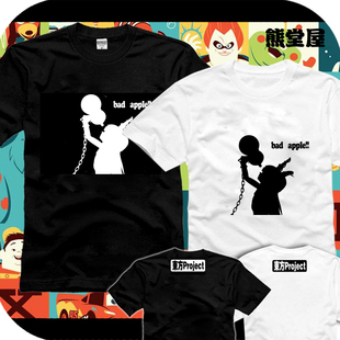 东方project伊吹萃香怪力乱神西瓜百鬼夜行烂苹果衣服T恤短袖