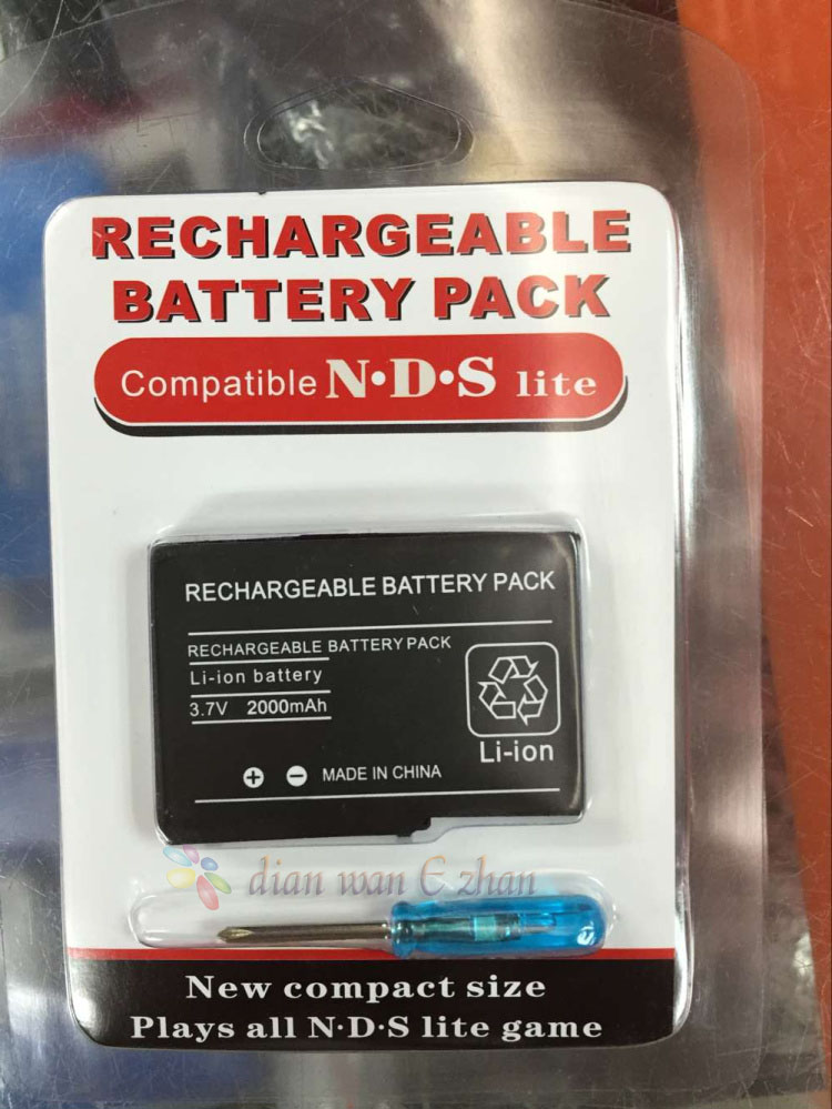 高品质 NDSL电池 IDSL电池 nds lite电池 大容量2000mAh 送螺丝刀|msdalam kategori permainan video/Fitting/permainan/Raiders, DS/Aksesori 3ds, bekalan kuasa - dari Buy2taobao.com untuk memberikan perkhidmatan ejen Taobao profesional membeli