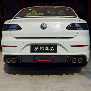 适用19 后唇领航灯四出尾喉三代CC小包围前铲侧裙 25大众CC改装