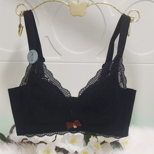 古蒂花文胸中厚B杯聚拢收副乳唯美上溥下厚蕾丝胸罩内衣透气2958