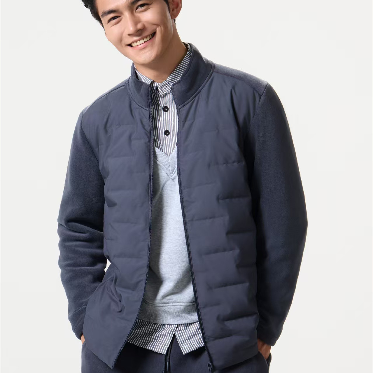 K658-1羽绒绒男女外套轻薄90白鸭绒2025秋冬新款修身情侣款万能衣