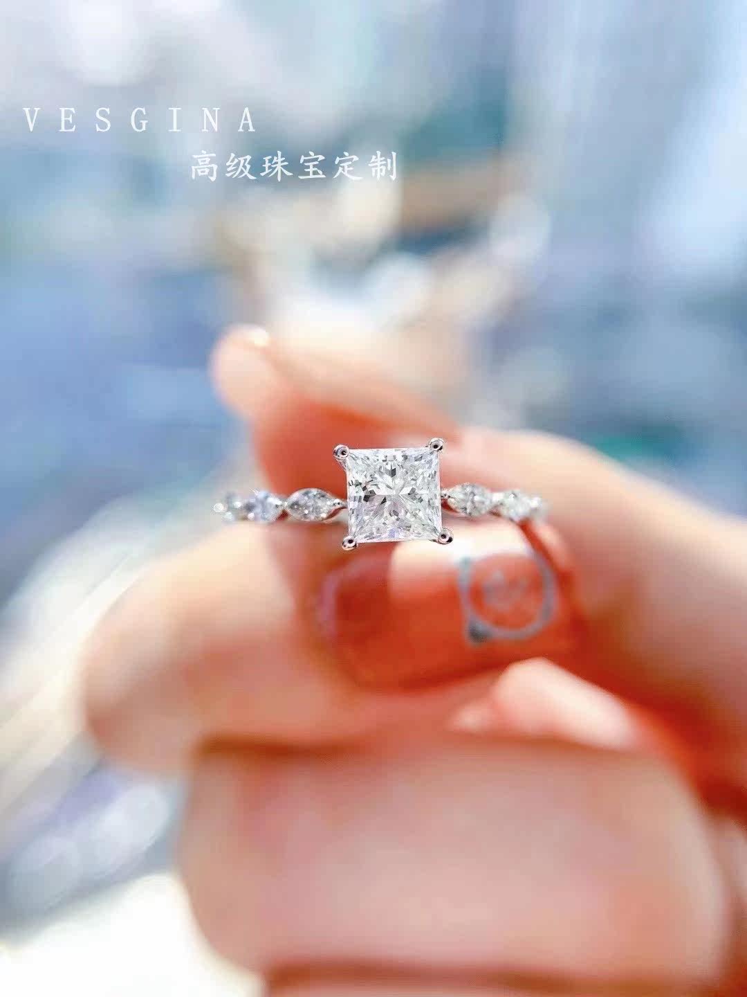 18k Platinum 0.60 Carat F VS2 EX GD F Princess Diamond Ring GIAin the Jewelry/Diamond/Jade/Gold , Diamond Jewelry (New) , Bracelets  category - from Buy2taobao.com to provide professional Taobao agent buy service