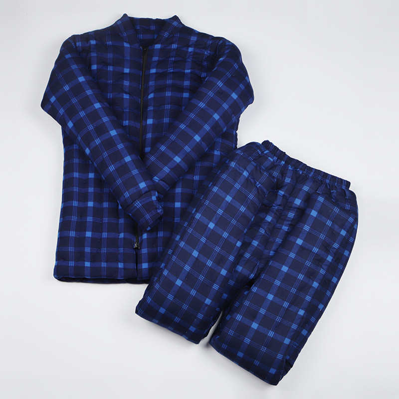 成人手工棉花棉袄棉裤套装中老年男女式棉衣加厚内胆防寒冬季定做