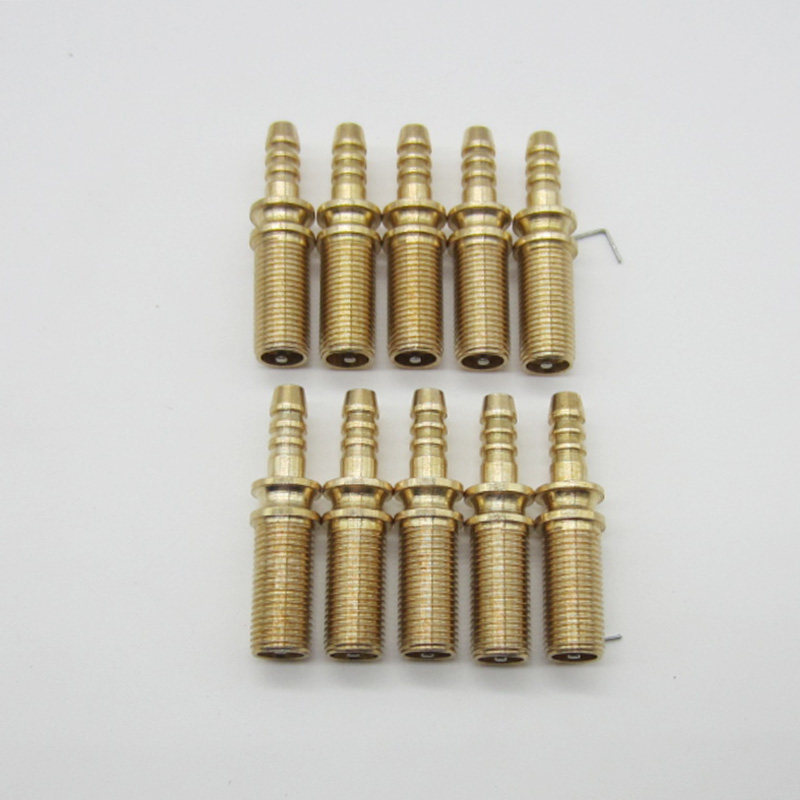 充气嘴美嘴 轮胎容器打气水箱延长铜延长管配件维修一个