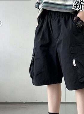 2026新款儿童夏季薄款工装短裤男女童男宝宝休闲中童裤子实体店款